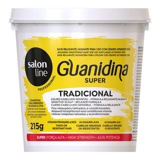 Salon Line Guanidina Tradicional Super Forte Alisa e Relaxa 215g — foto oficial da marca