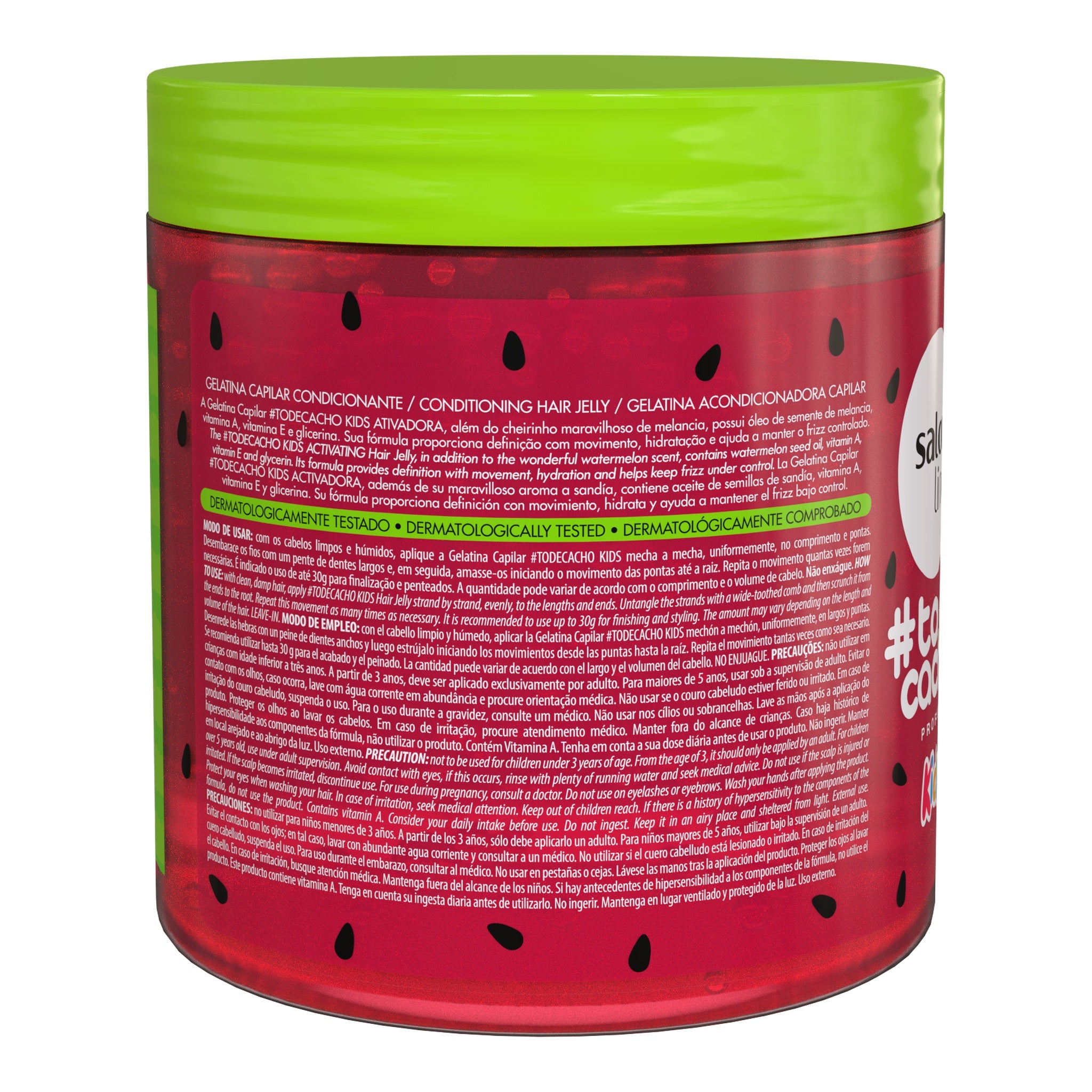 Salon Line Kids TodeCacho  Melancia Gelatina Ativadora 550g — foto oficial da marca