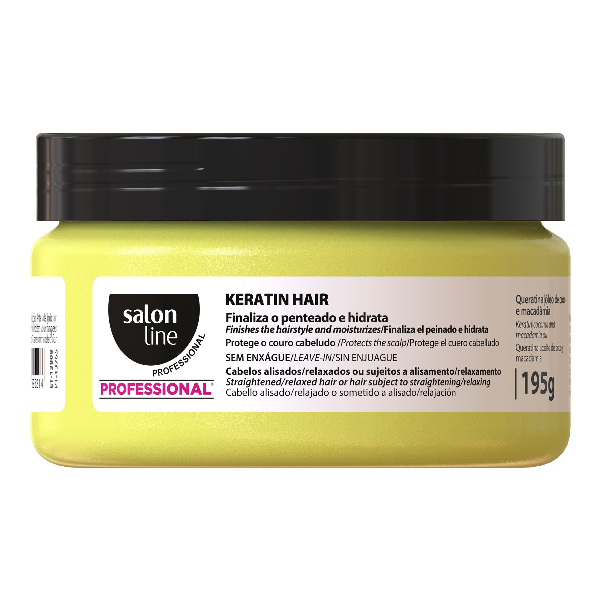 Salon Line Professional Cera Keratin Hair Food 195g — foto oficial da marca