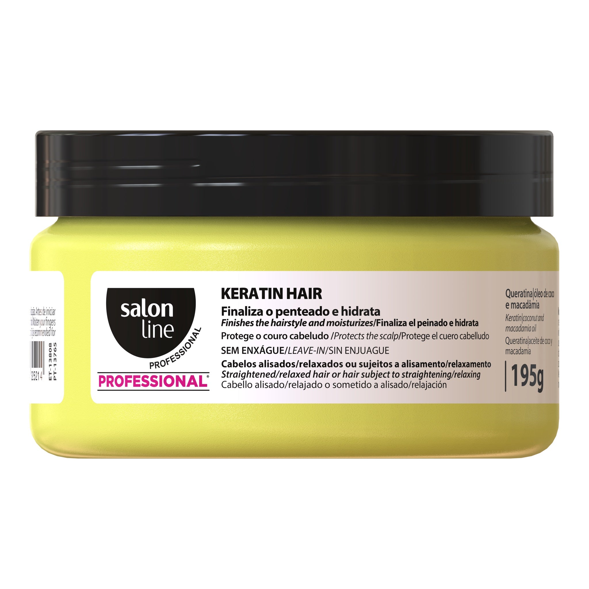 Salon Line Professional Cera Keratin Hair Food 195g — foto oficial da marca
