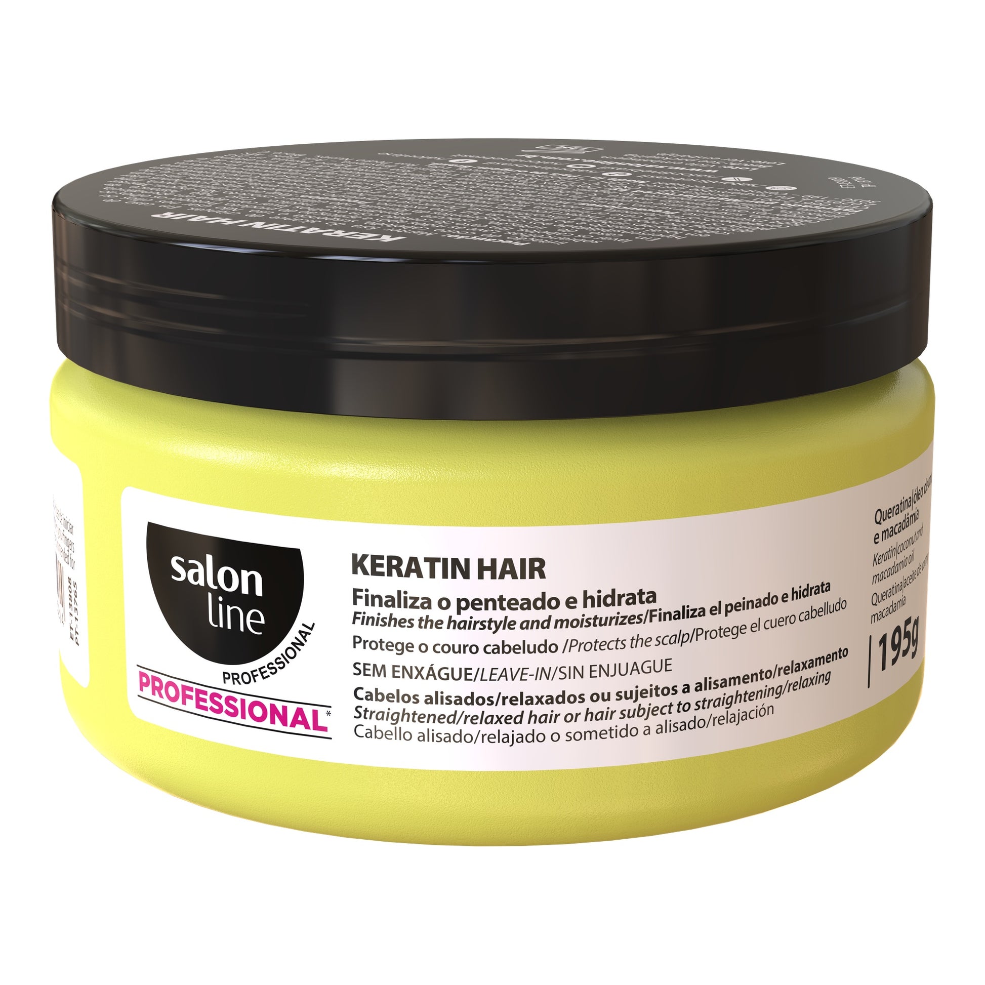 Salon Line Professional Cera Keratin Hair Food 195g — foto oficial da marca