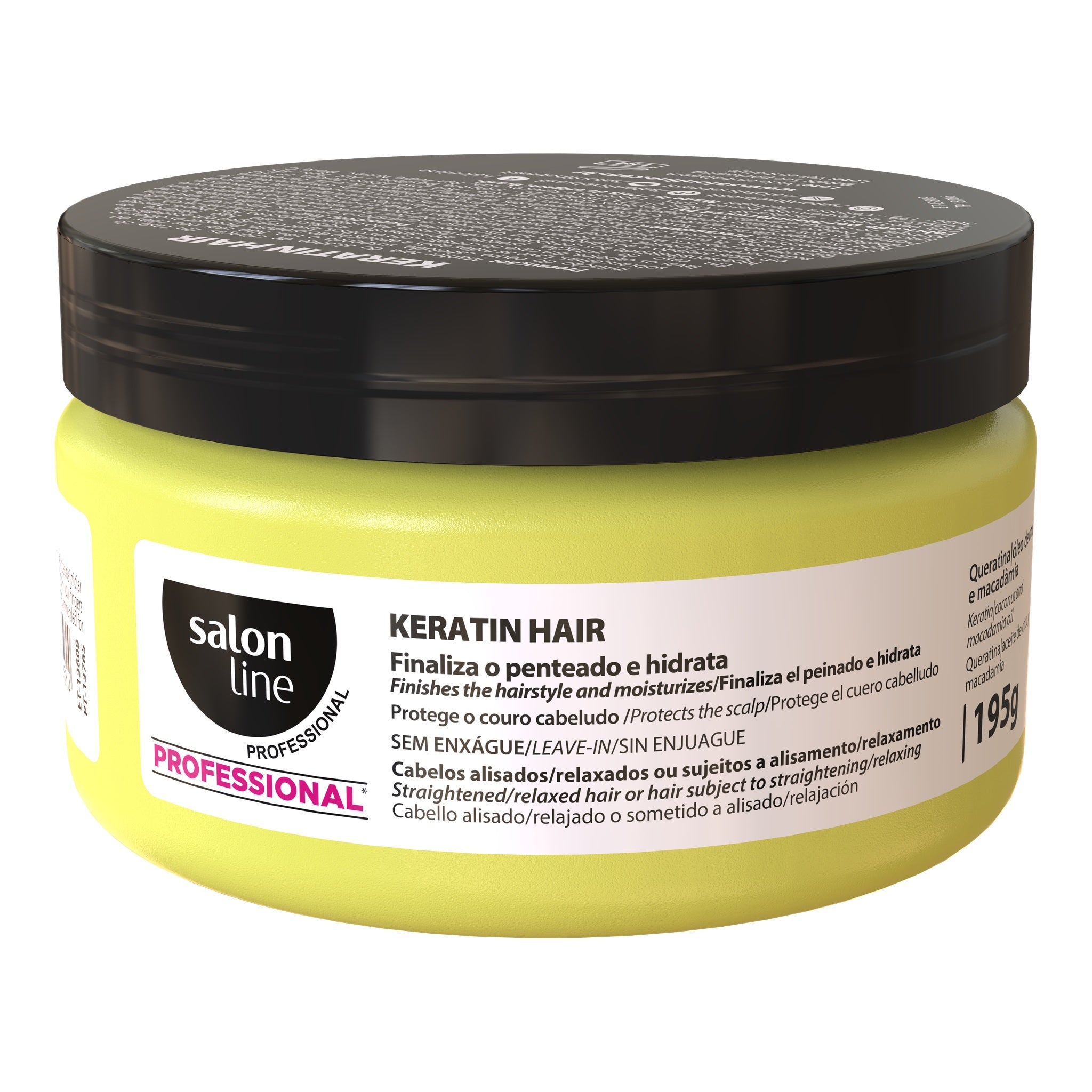 Salon Line Professional Cera Keratin Hair Food 195g — foto oficial da marca