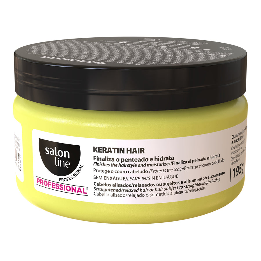 Salon Line Professional Cera Keratin Hair Food 195g — foto oficial da marca