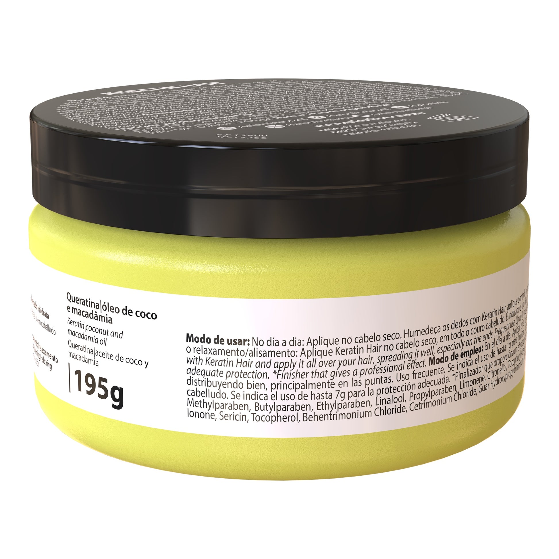 Salon Line Professional Cera Keratin Hair Food 195g — foto oficial da marca