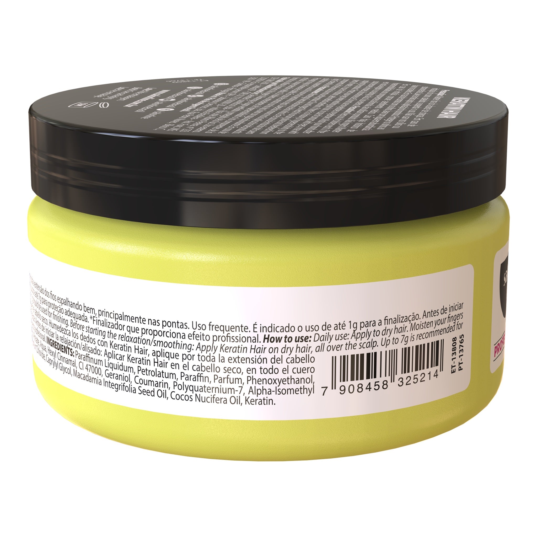 Salon Line Professional Cera Keratin Hair Food 195g — foto oficial da marca