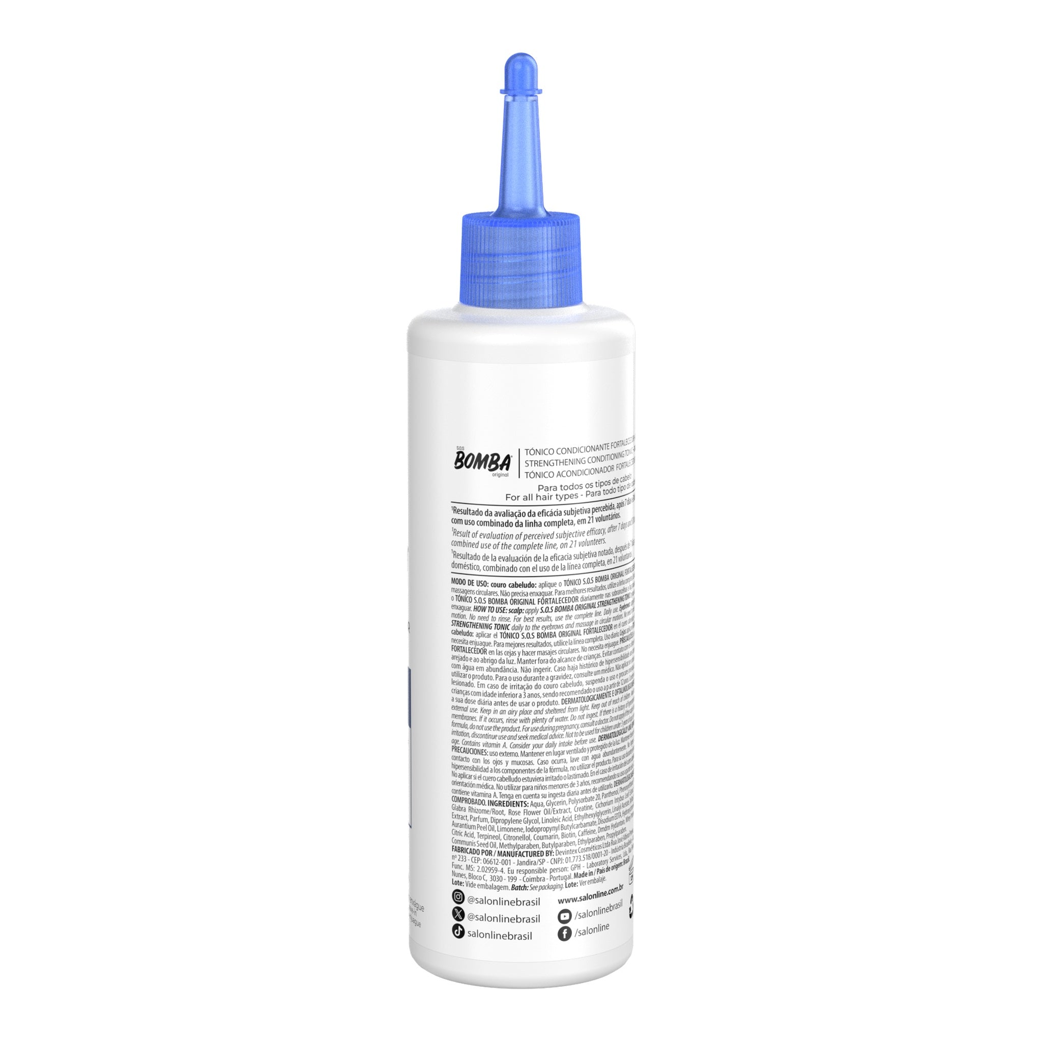 Salon Line SOS Bomba Tonico Fortalecedor 100ml — foto oficial da marca