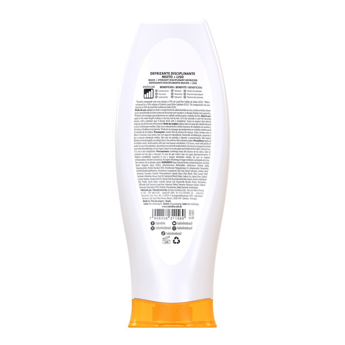 Salon Line Meu Liso Muito+Liso Defrizante 200ml — foto oficial da marca