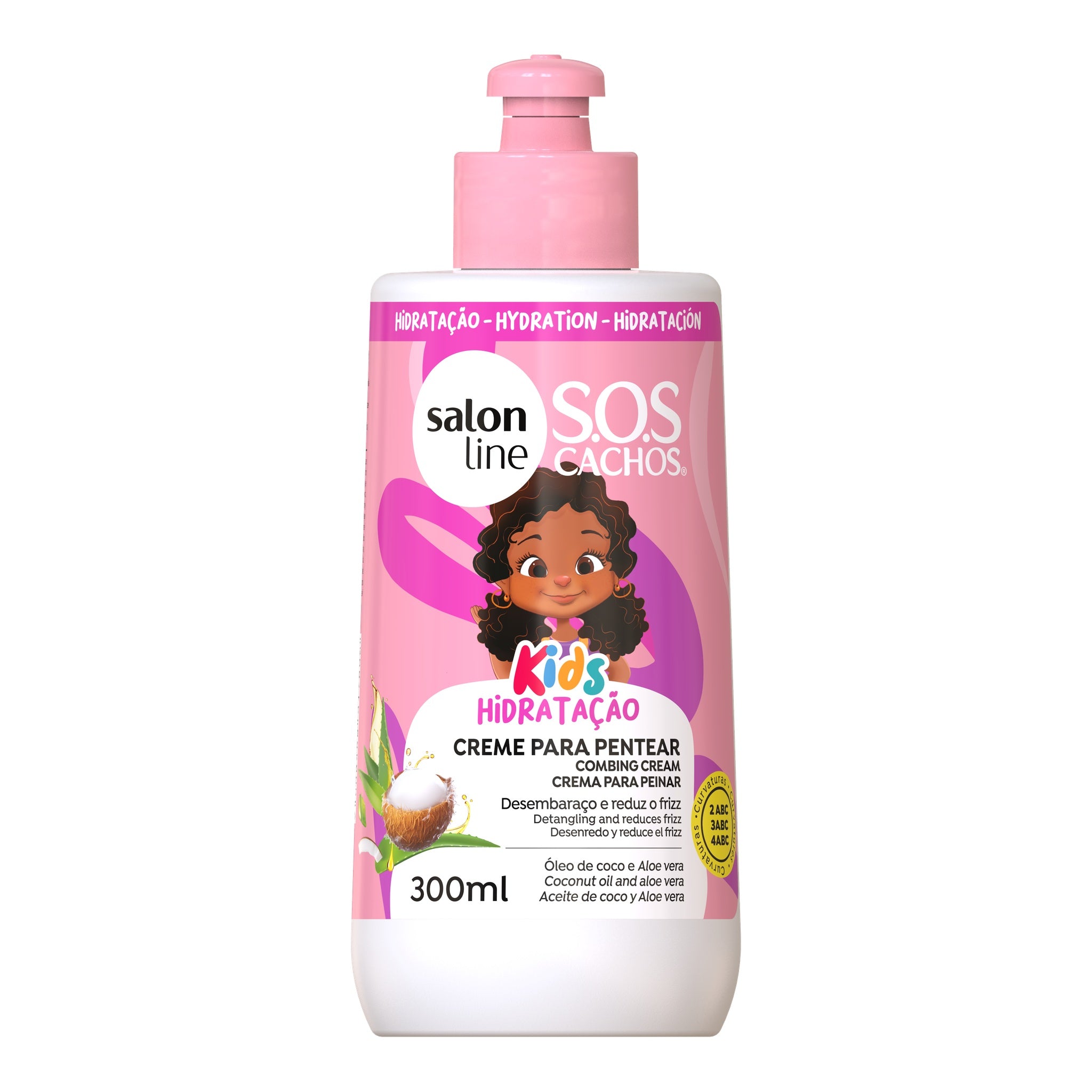 Salon Line Kids Creme Para Pentear 300ml — foto oficial da marca