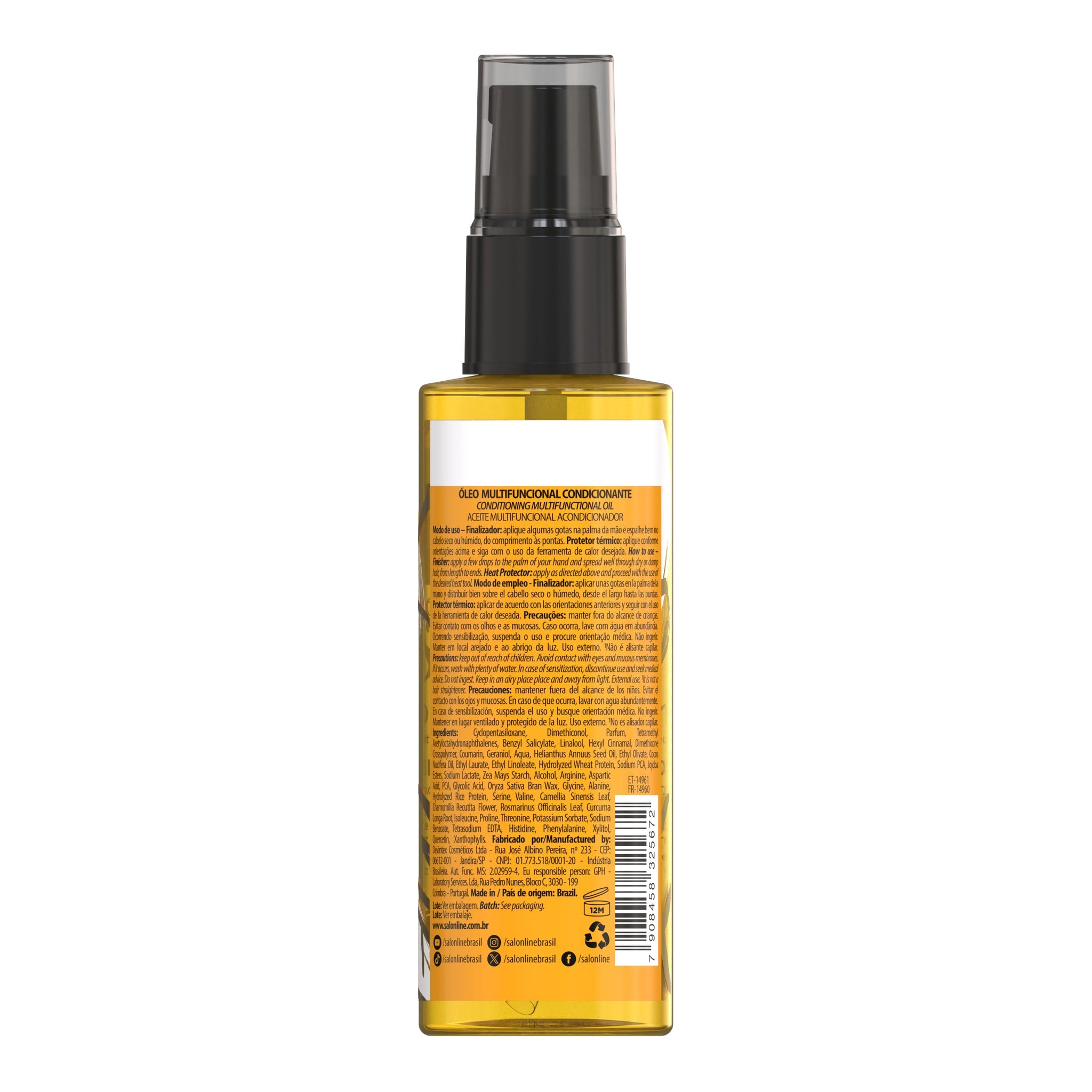 Salon Line Óleo Multifuncional Meu Liso Muito + Liso 60ml — foto oficial da marca