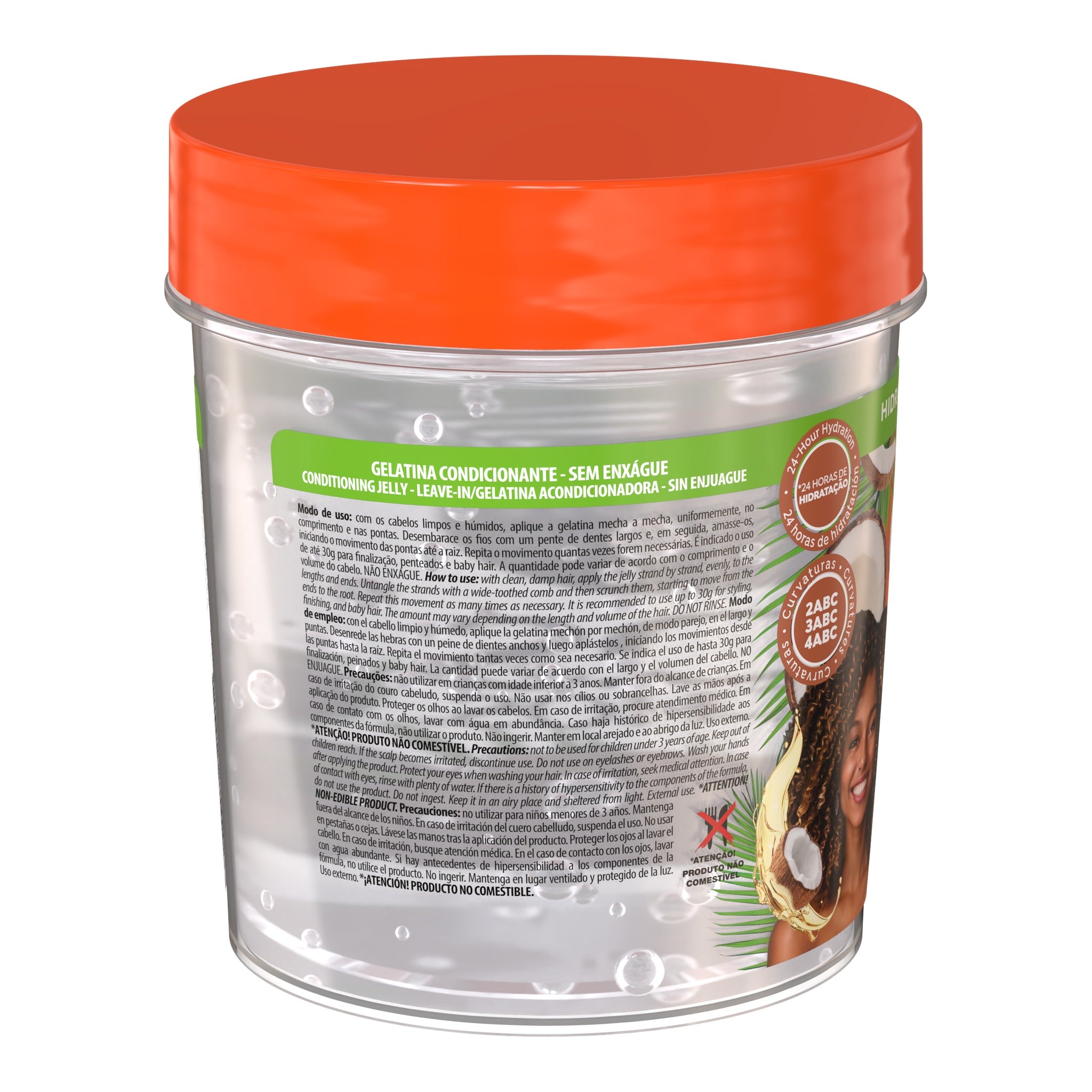 Salon Line SOS Cachos Gelatina Óleo De Coco 400g — foto oficial da marca