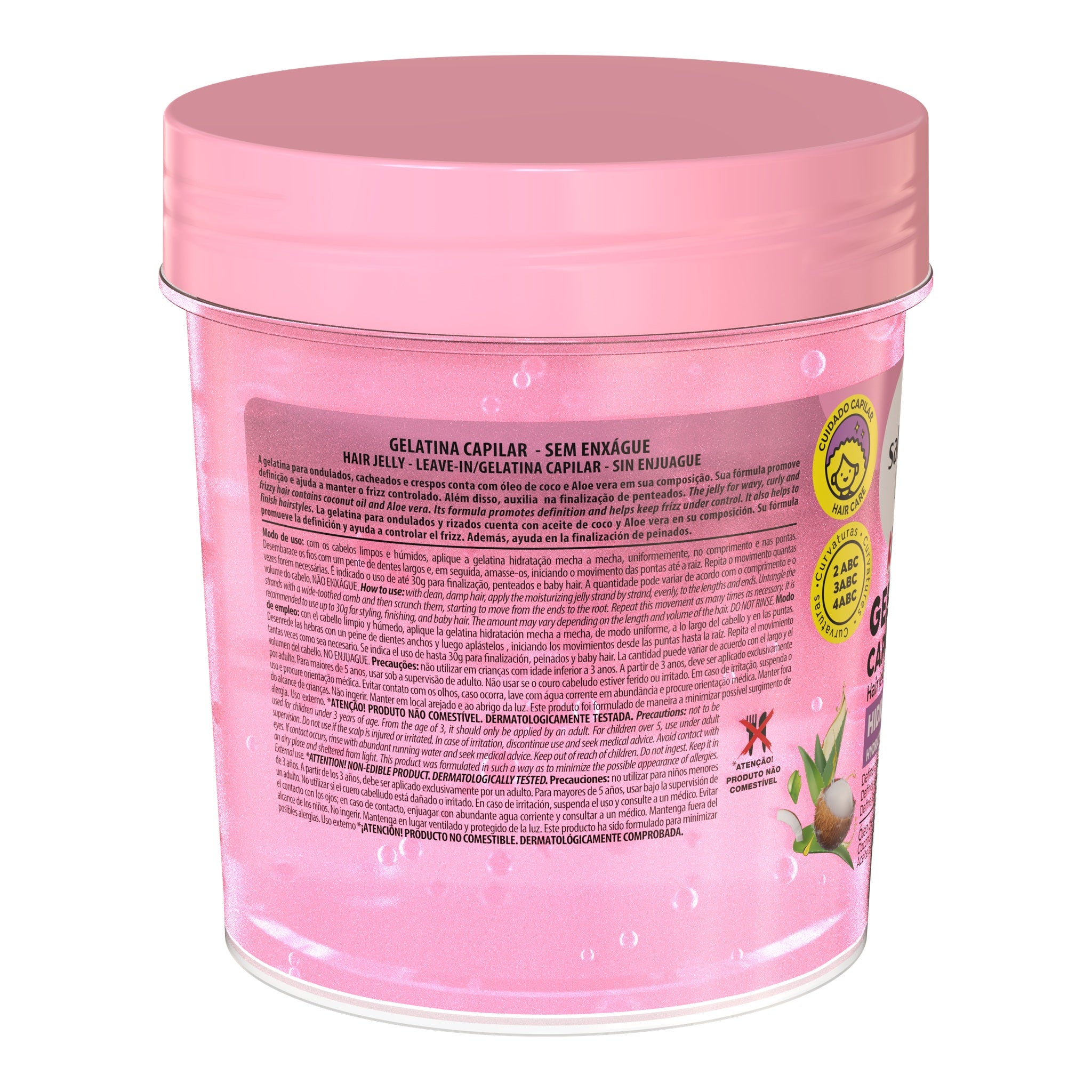 Salon Line Kids Gelatina Capilar Hidratação 400g — foto oficial da marca