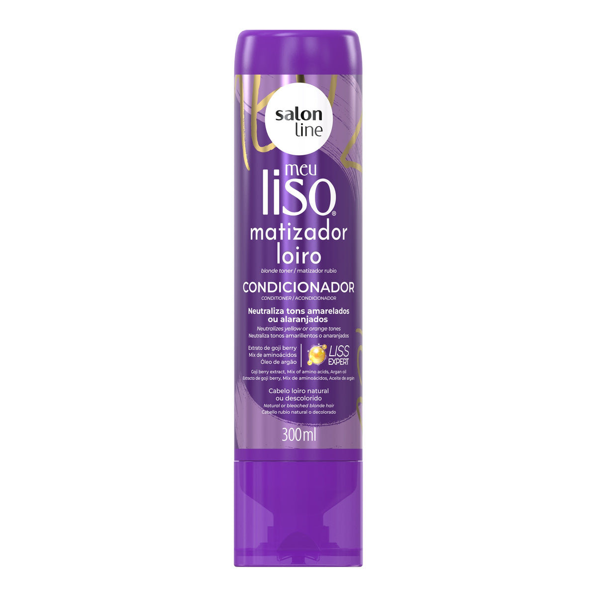 Salon Line Meu Liso Condicionador Matizador 300ml — foto oficial da marca