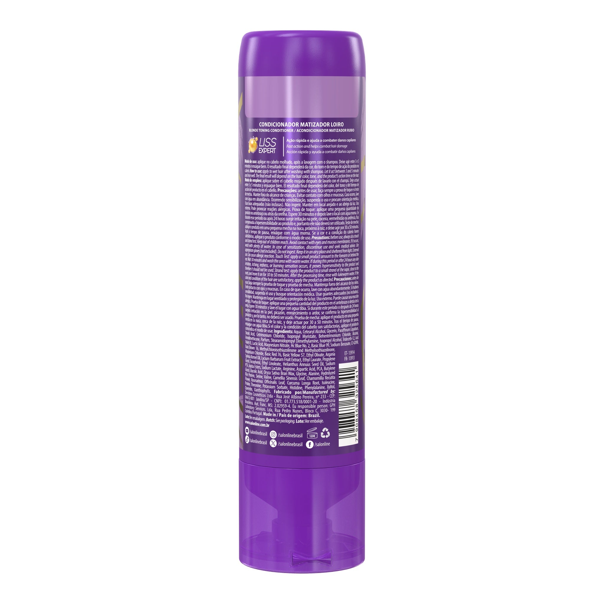 Salon Line Meu Liso Condicionador Matizador 300ml — foto oficial da marca