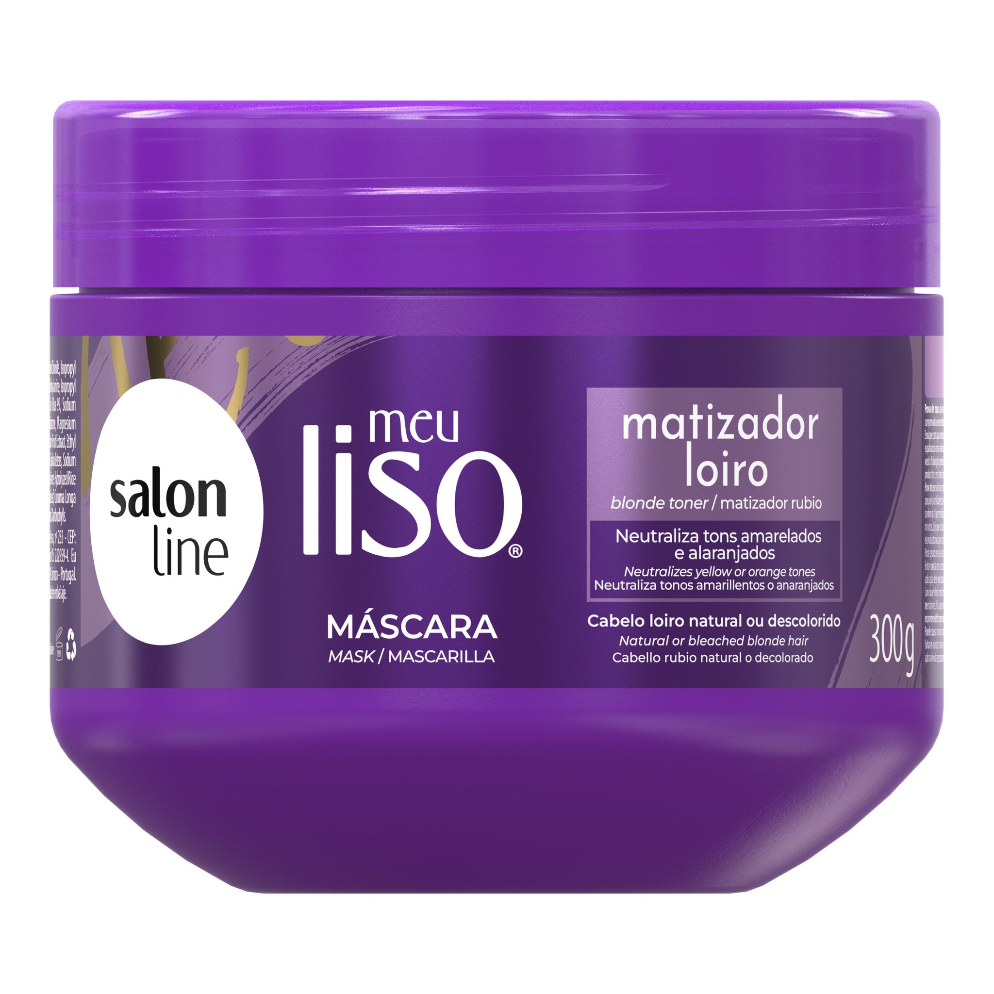 Salon Line  Meu Liso Máscara Matizadora 300g — foto oficial da marca