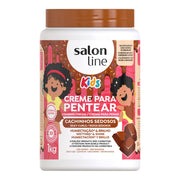 Salon Line kids Cachinhos Sedosos Creme Para Pentear 1kg — foto oficial da marca