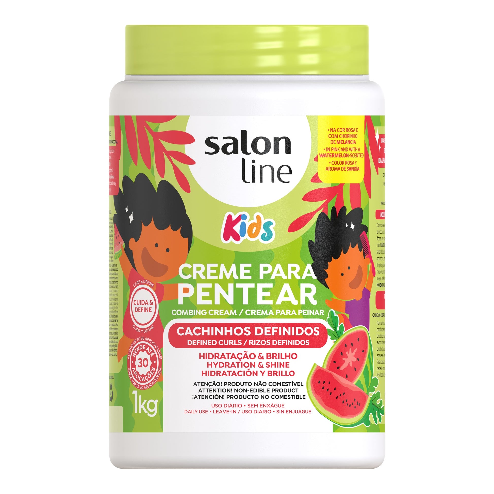 Salon Line kids Cachinhos Definidos Creme Para Pentear 1kg — foto oficial da marca