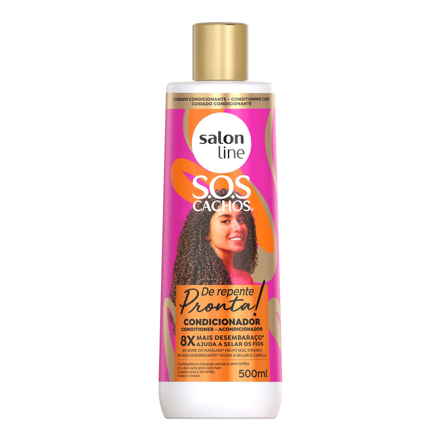 Salon Line S.O.S Cachos de Repente Pronta Condicionador 500ml — foto oficial da marca