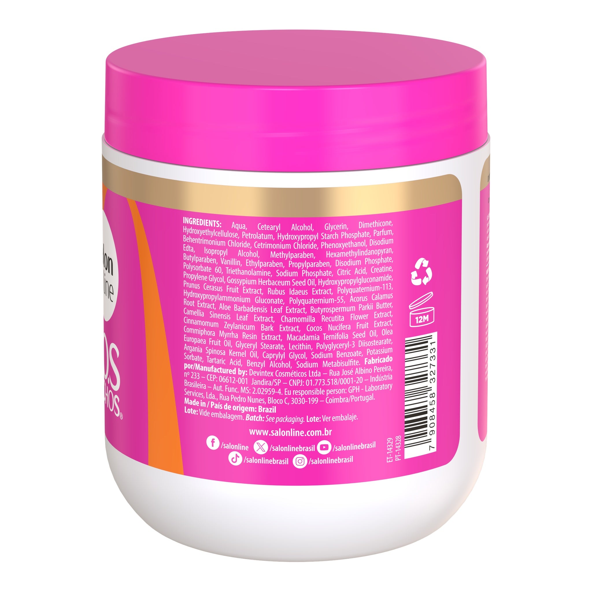 Salon Line S.O.S Cachos de Repente Pronta Creme de Pentear 500g — foto oficial da marca