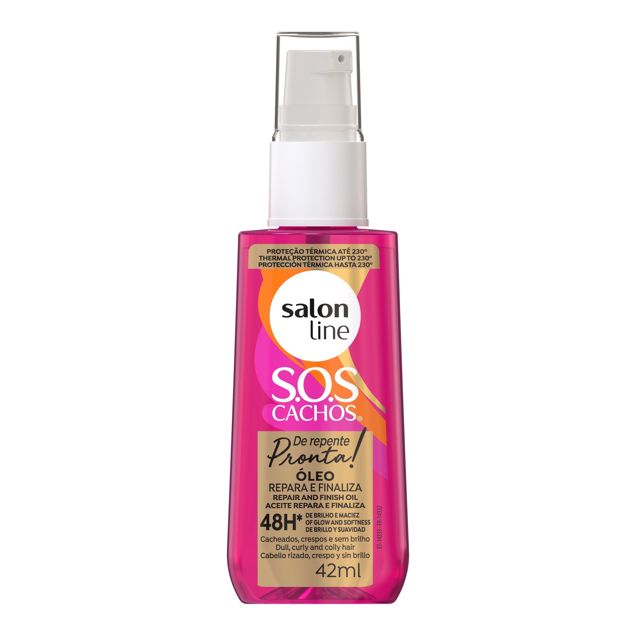 Salon Line S.O.S Cachos de Repente Pronta Óleo 42ml — foto oficial da marca