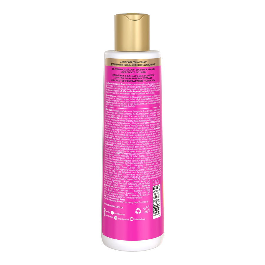 Salon Line S.O.S Cachos de Repente Acidificante Capilar 300ml — foto oficial da marca