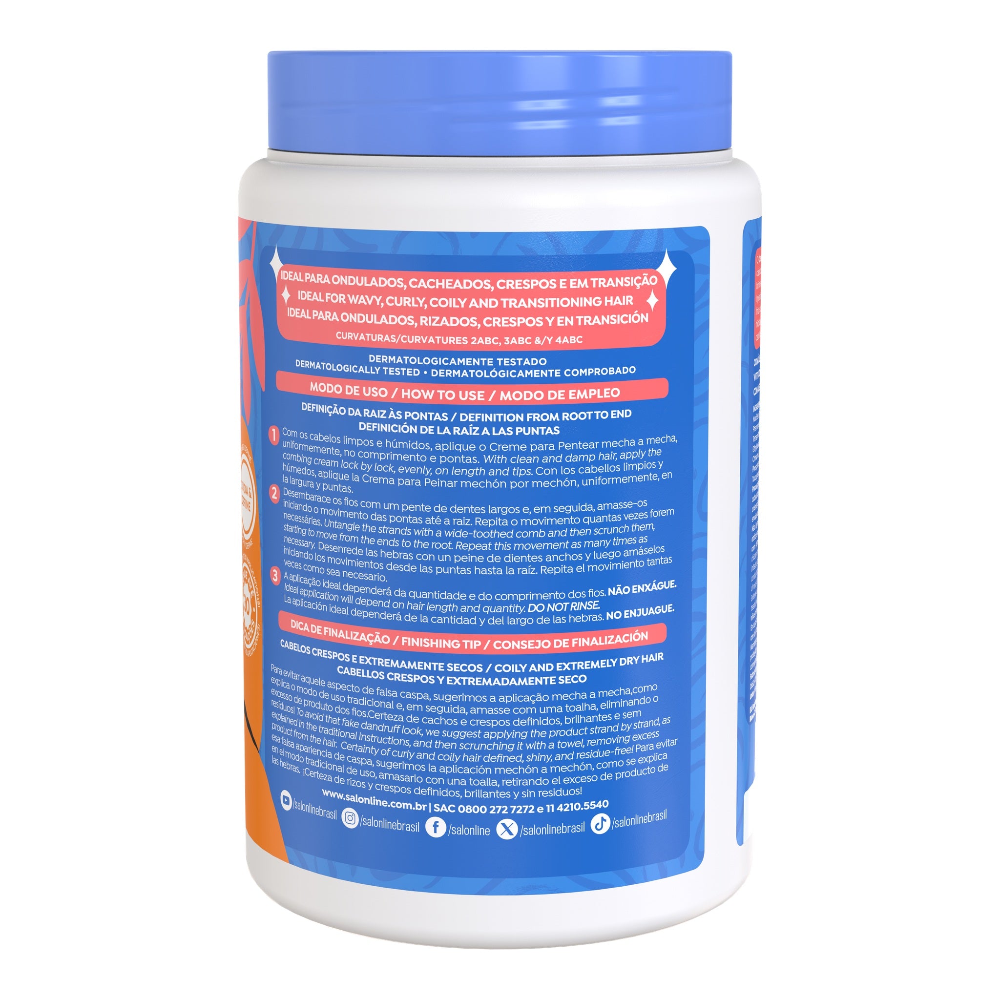 Salon Line Hidratação Intensa Creme Para Pentear 1kg — foto oficial da marca
