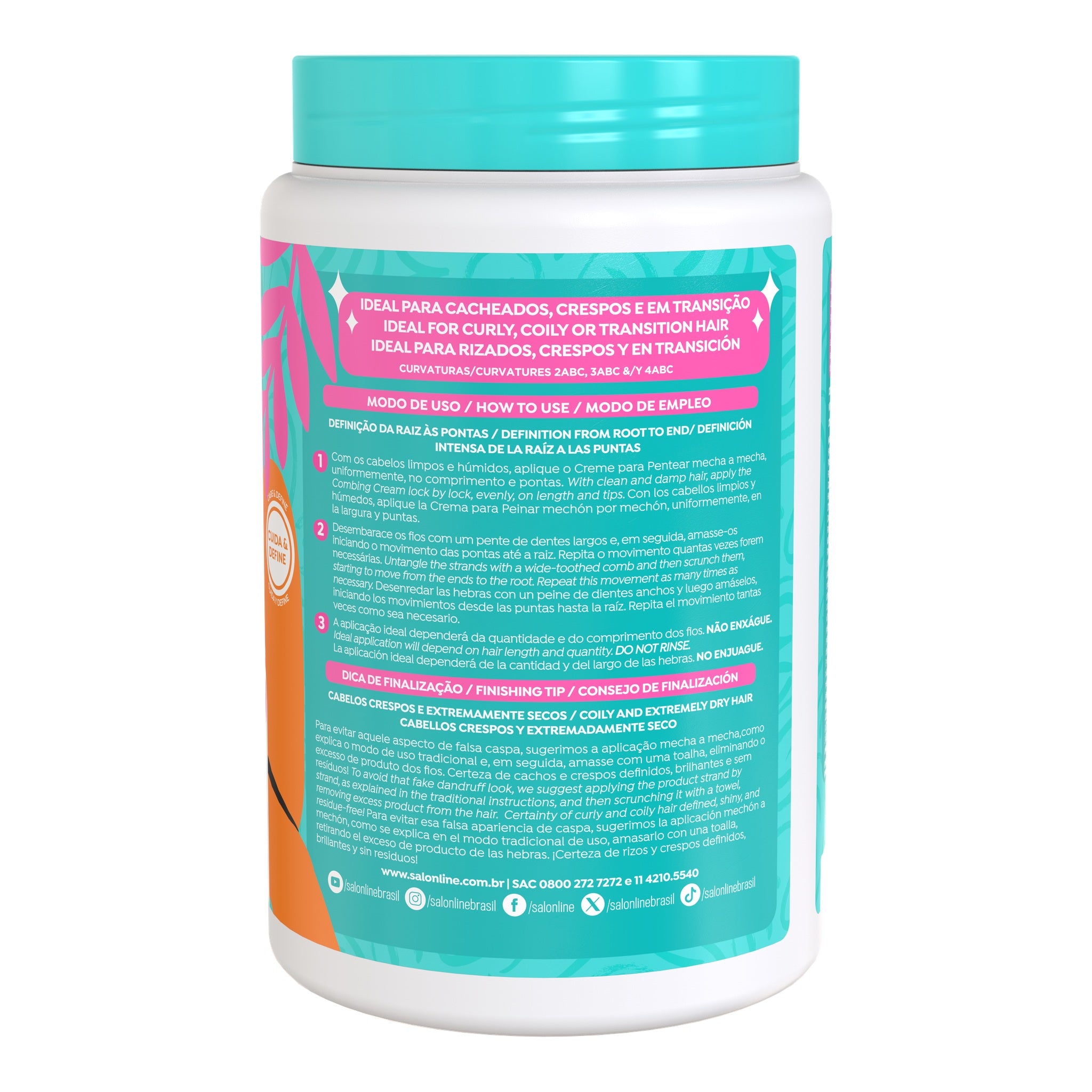 Salon Line Definição Máxima Creme para Pentear 1kg — foto oficial da marca