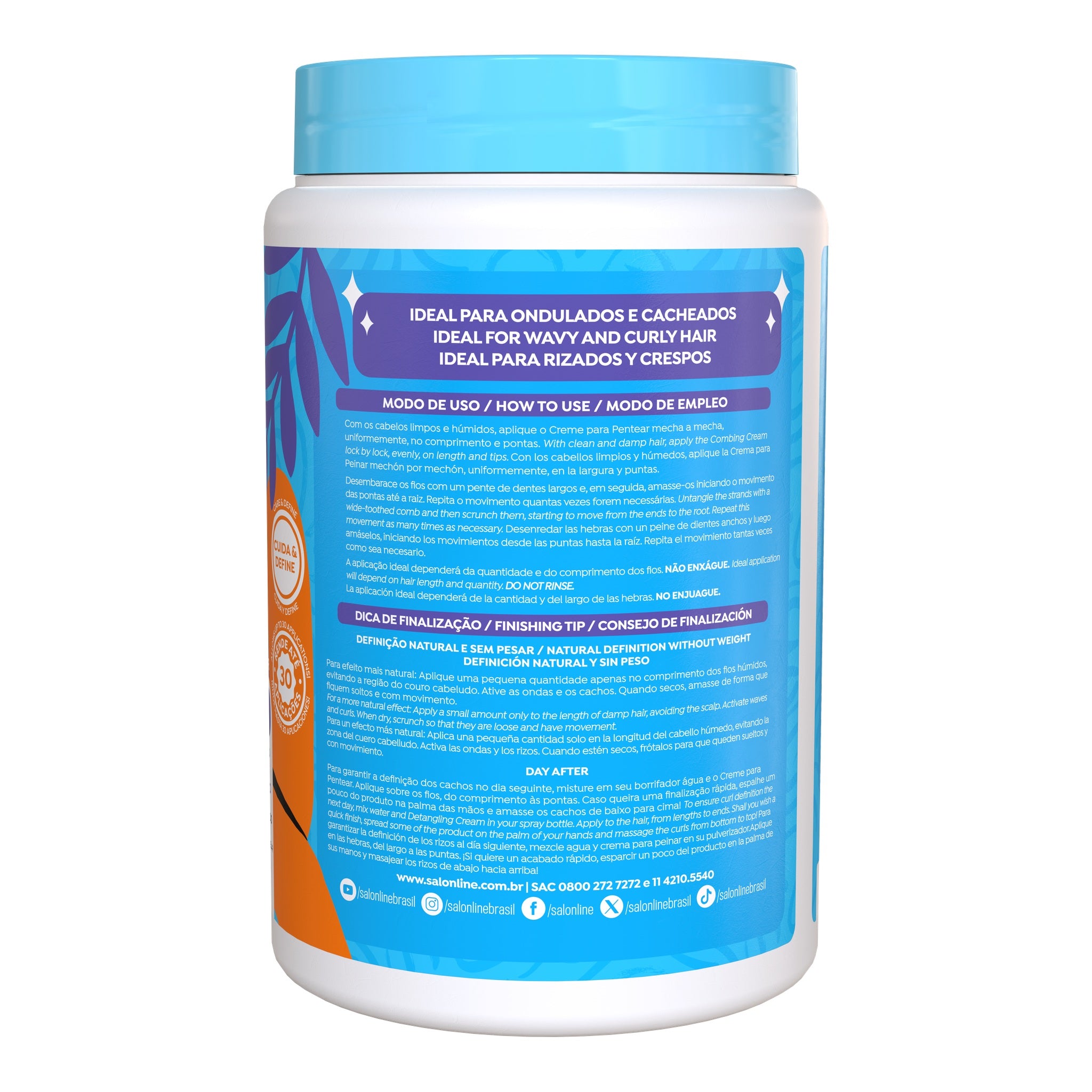 Salon Line Definição Natural Creme de Pentear 1kg — foto oficial da marca