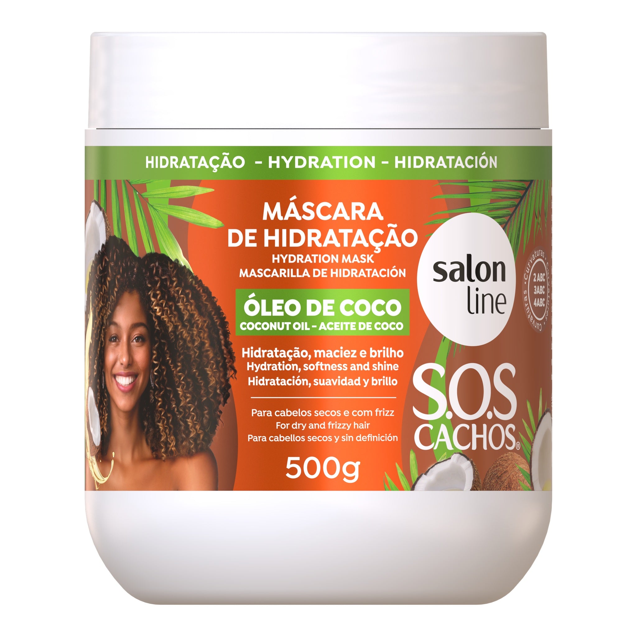 Salon Line SOS Cachos Coco Máscara de hidratação 500g — foto oficial da marca