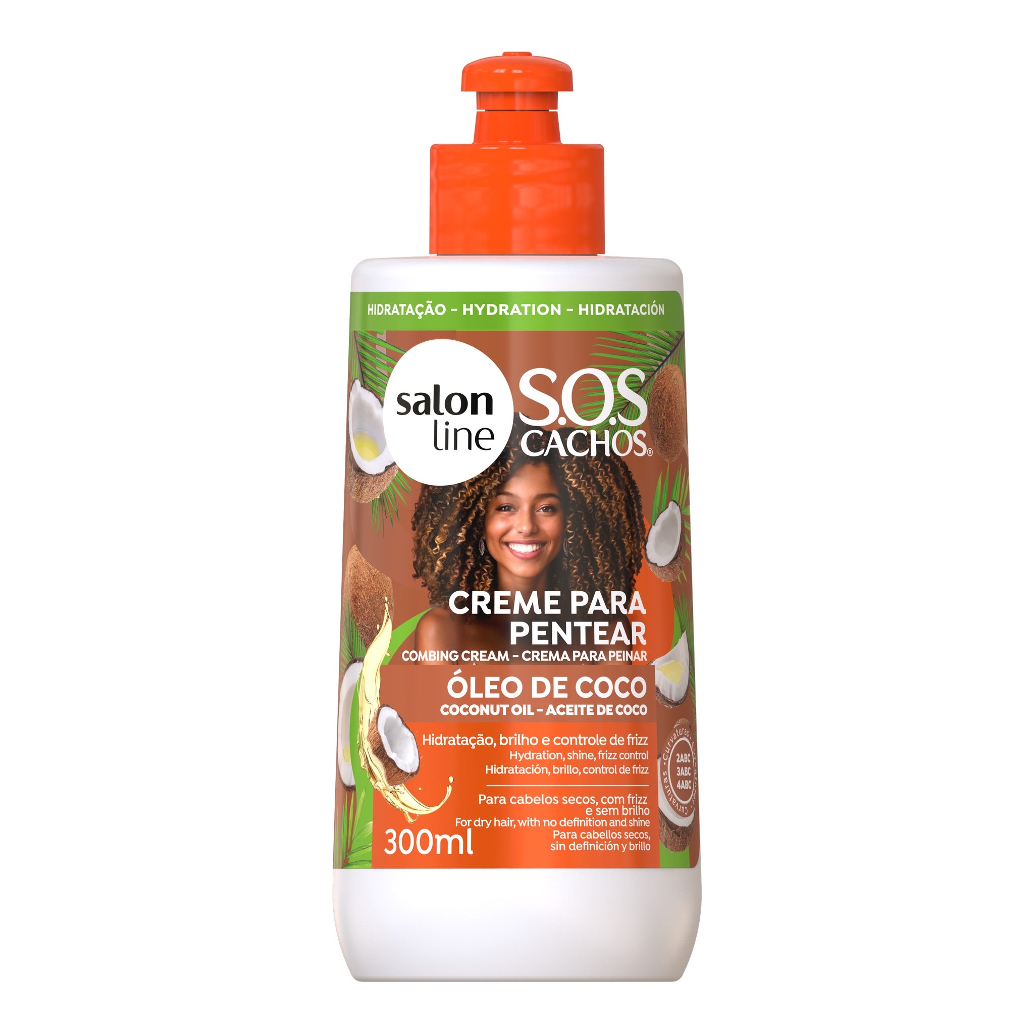 Salon Line SOS Cachos Coco Creme de Pentear 300ml — foto oficial da marca