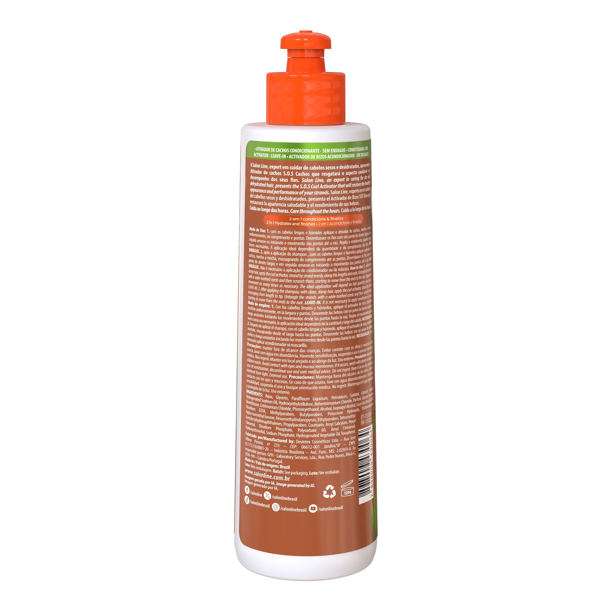 Salon Line SOS Cachos Coco Ativador de Cachos 300ml — foto oficial da marca