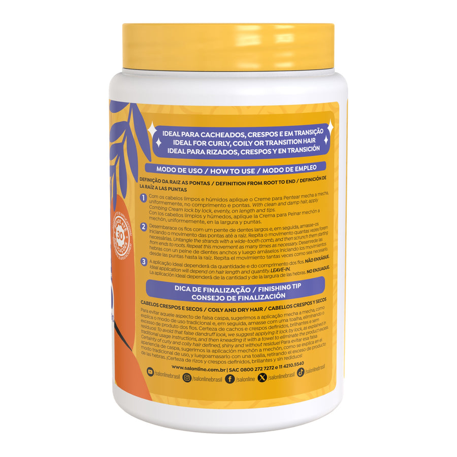 Salon Line Brilho Molhado Creme Para Pentear 1kg — foto oficial da marca