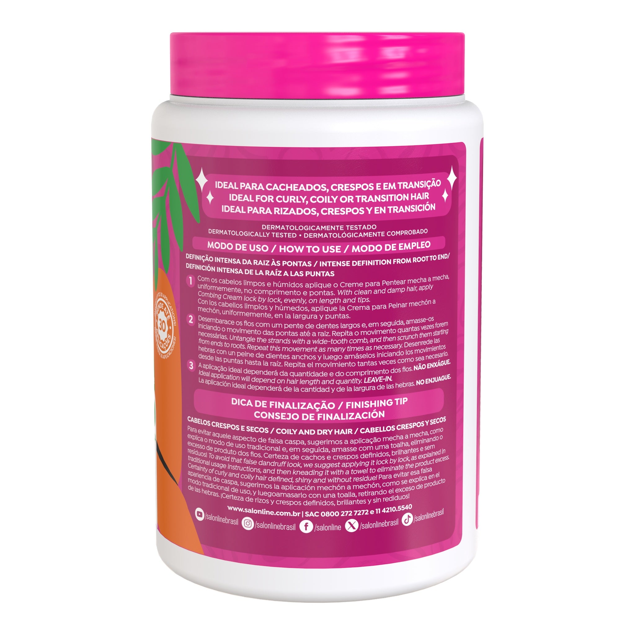 Salon Line Definição Intensa Creme Para Pentear 1kg — foto oficial da marca