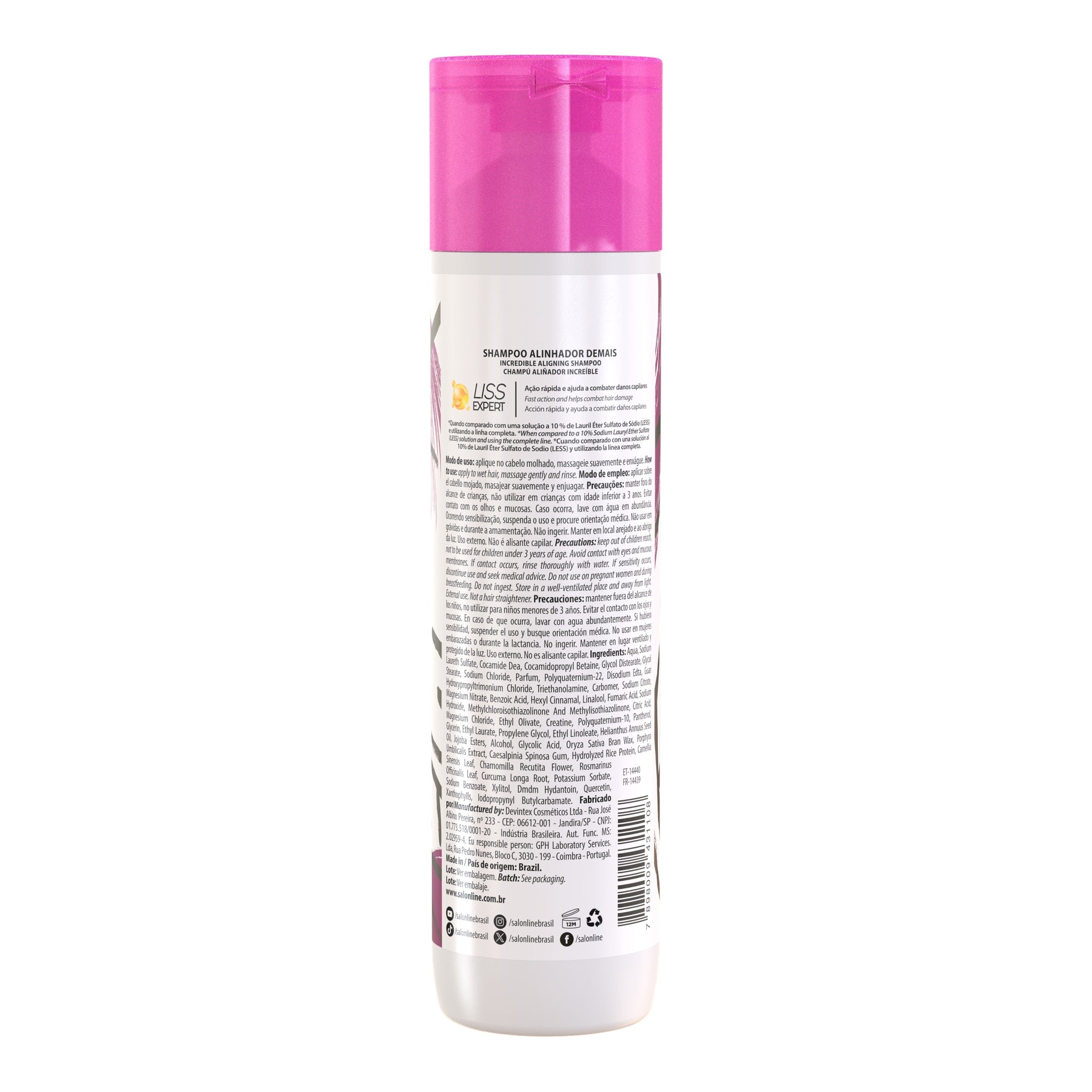 Salon Line Meu Liso Demais Shampoo 300ml — foto oficial da marca