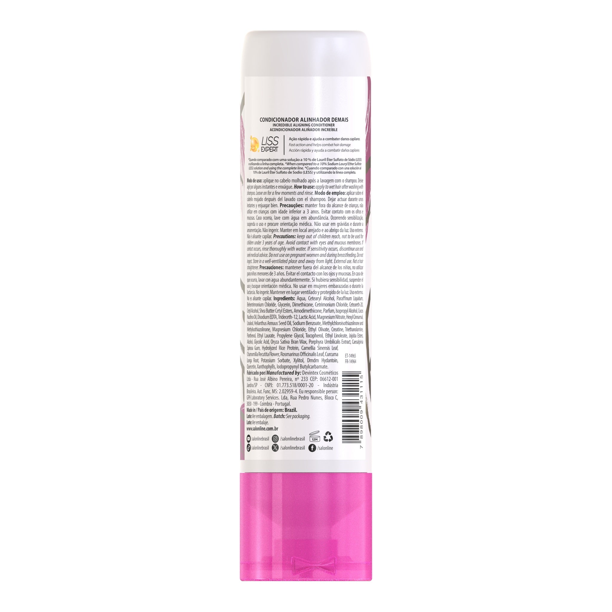 Salon Line Meu Liso Demais Condicionador 300ml — foto oficial da marca