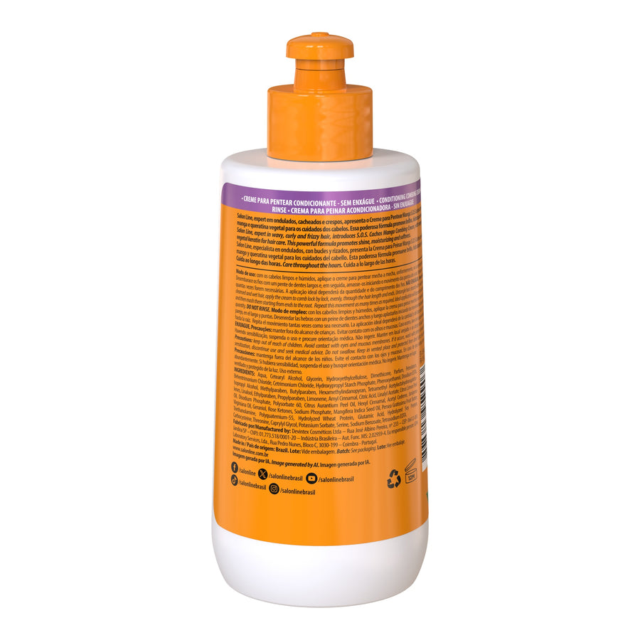 Salon Line  SOS Cachos Óleo de Manga Creme de Pentear 300ml — foto oficial da marca