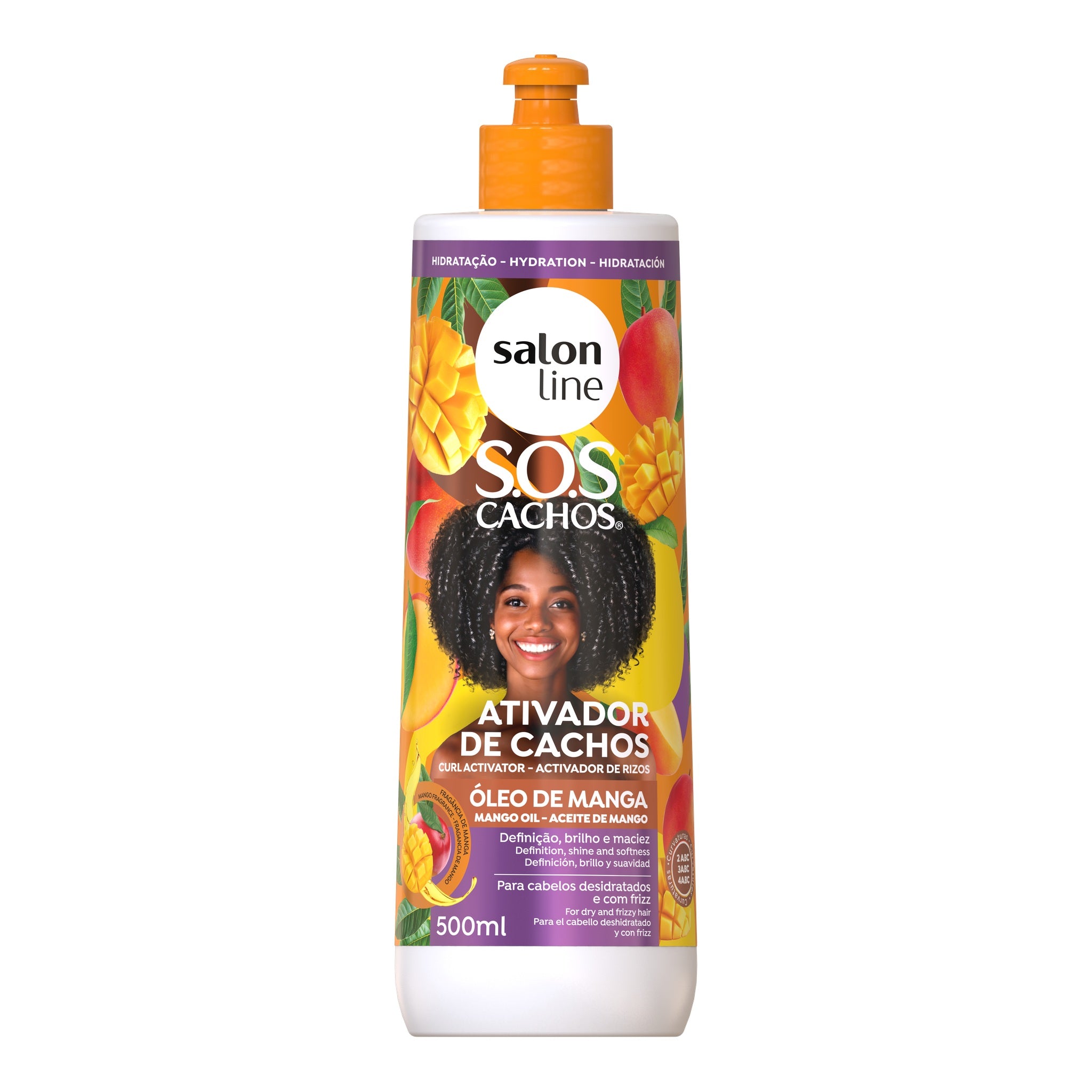 Salon Line SOS Cachos Óleo de Manga  Ativador de Cachos 500ml — foto oficial da marca