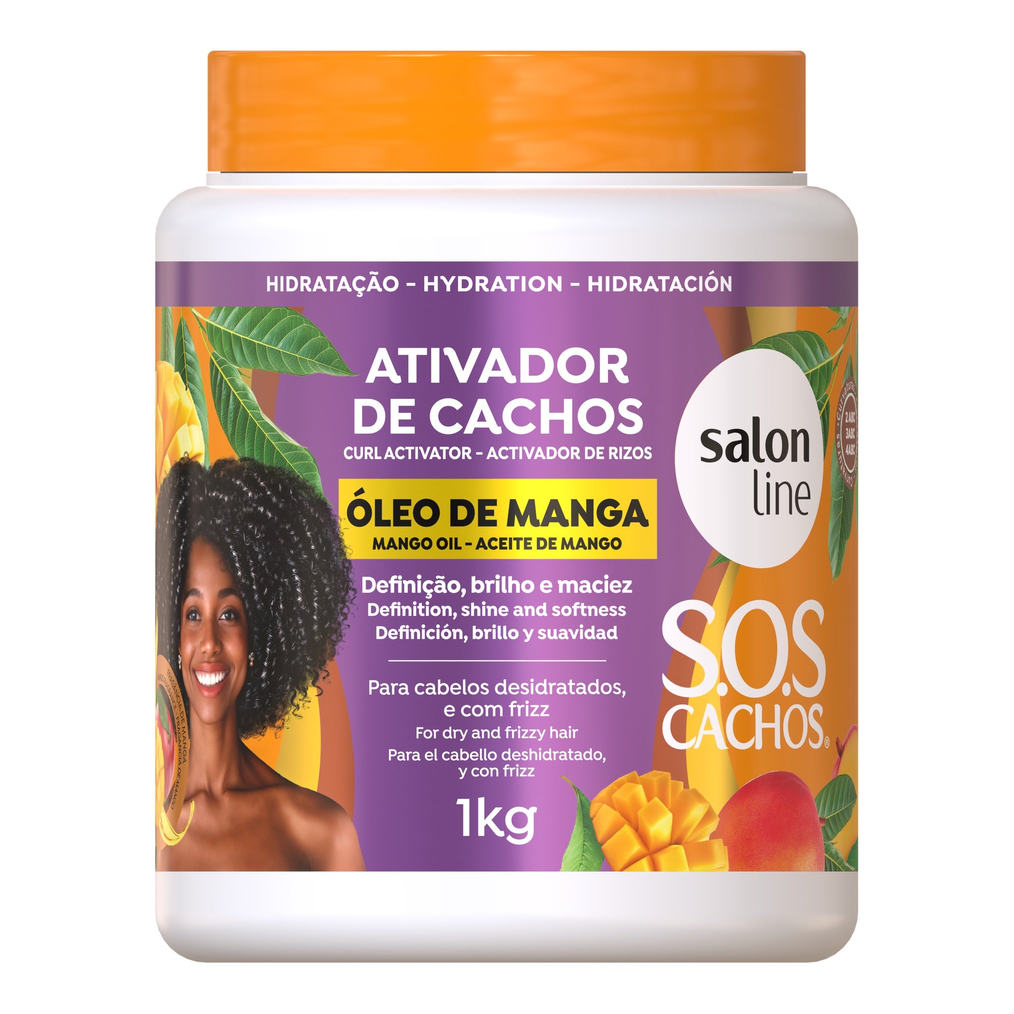Salon Line SOS Cachos Óleo de Manga Ativador de Cachos 1kg — foto oficial da marca