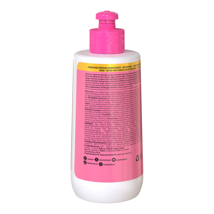 Salon Line SOS Cachos Mel Creme de Pentear 300ml — foto oficial da marca