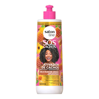 Salon Line SOS Cachos Mel  Ativador de Cachos 500ml — foto oficial da marca