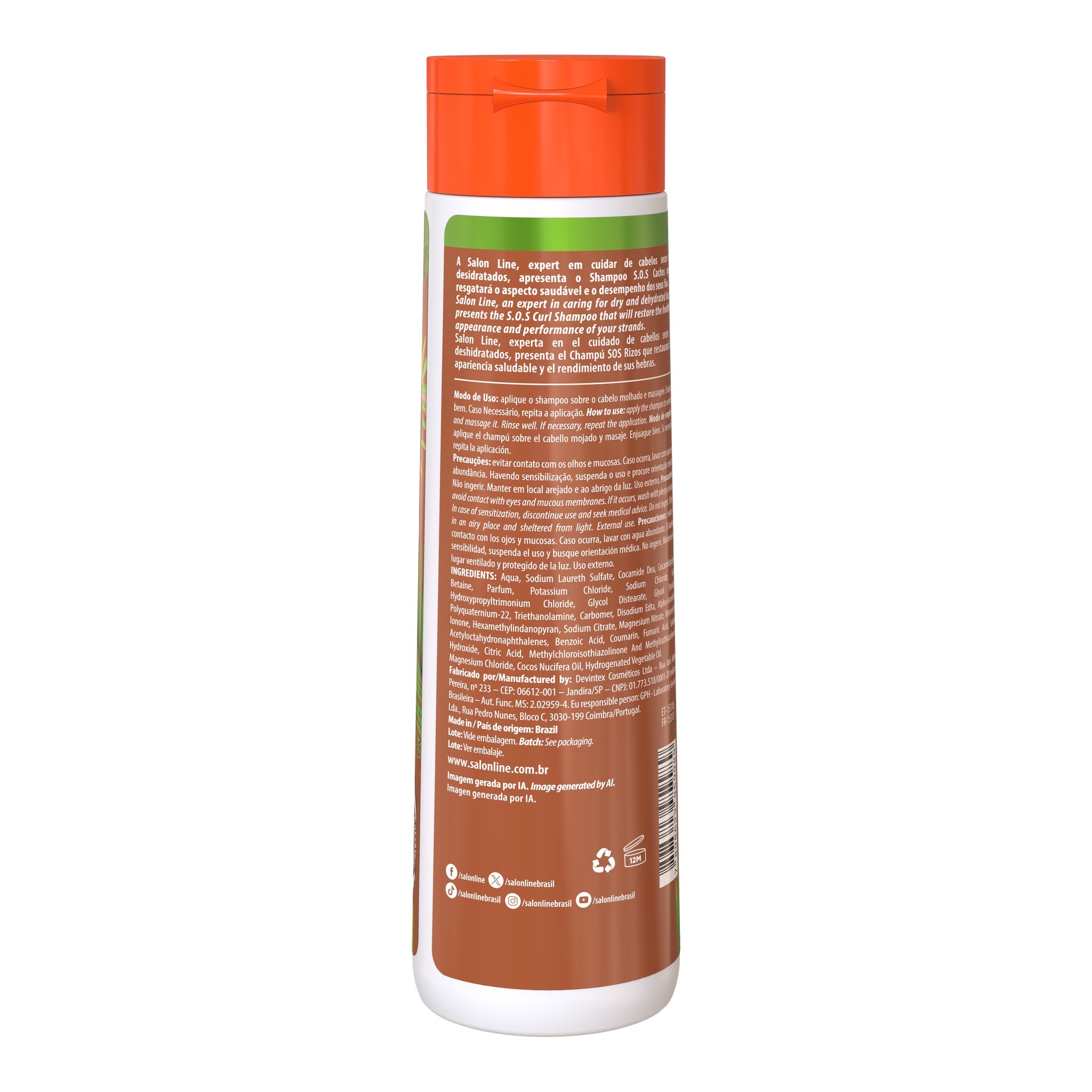 Salon Line SOS Cachos Coco Shampoo 300ml — foto oficial da marca