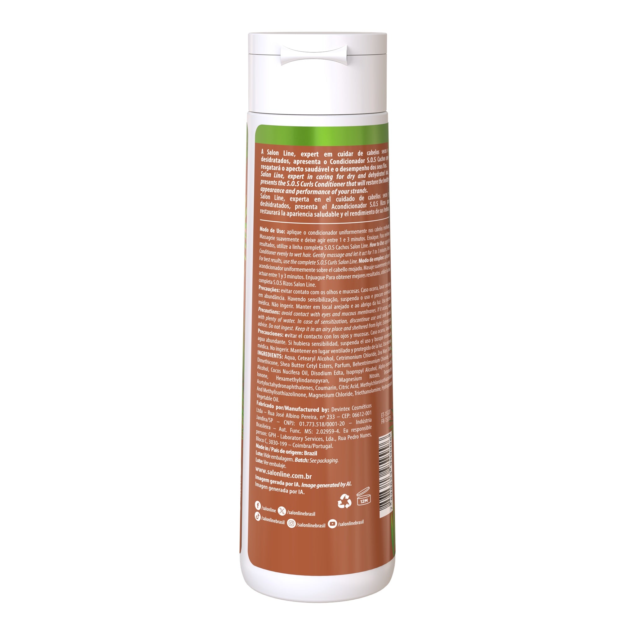 Salon Line SOS Cachos Coco Condicionador 300ml — foto oficial da marca