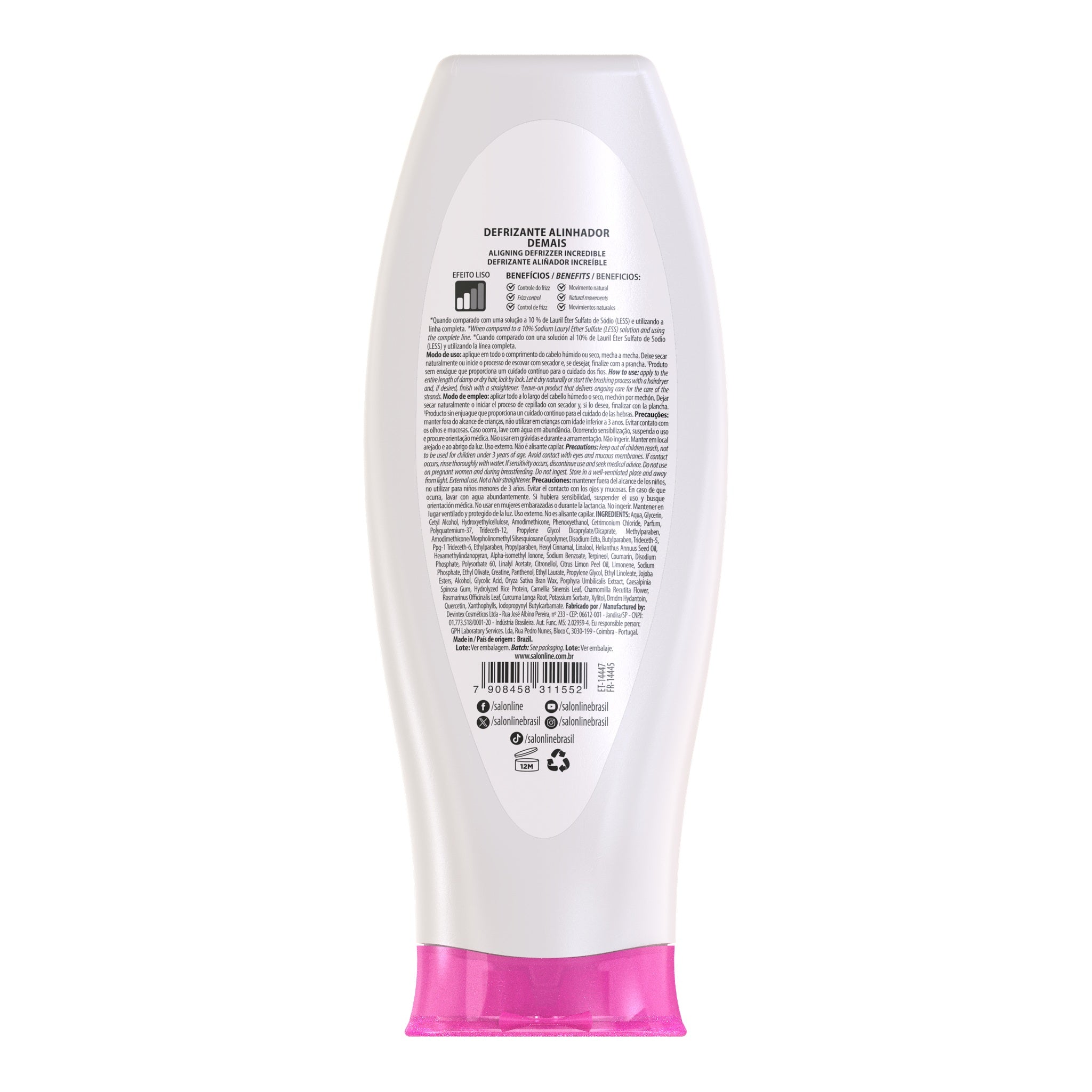 Salon Line Meu Liso Demais Defrizante 200ml — foto oficial da marca