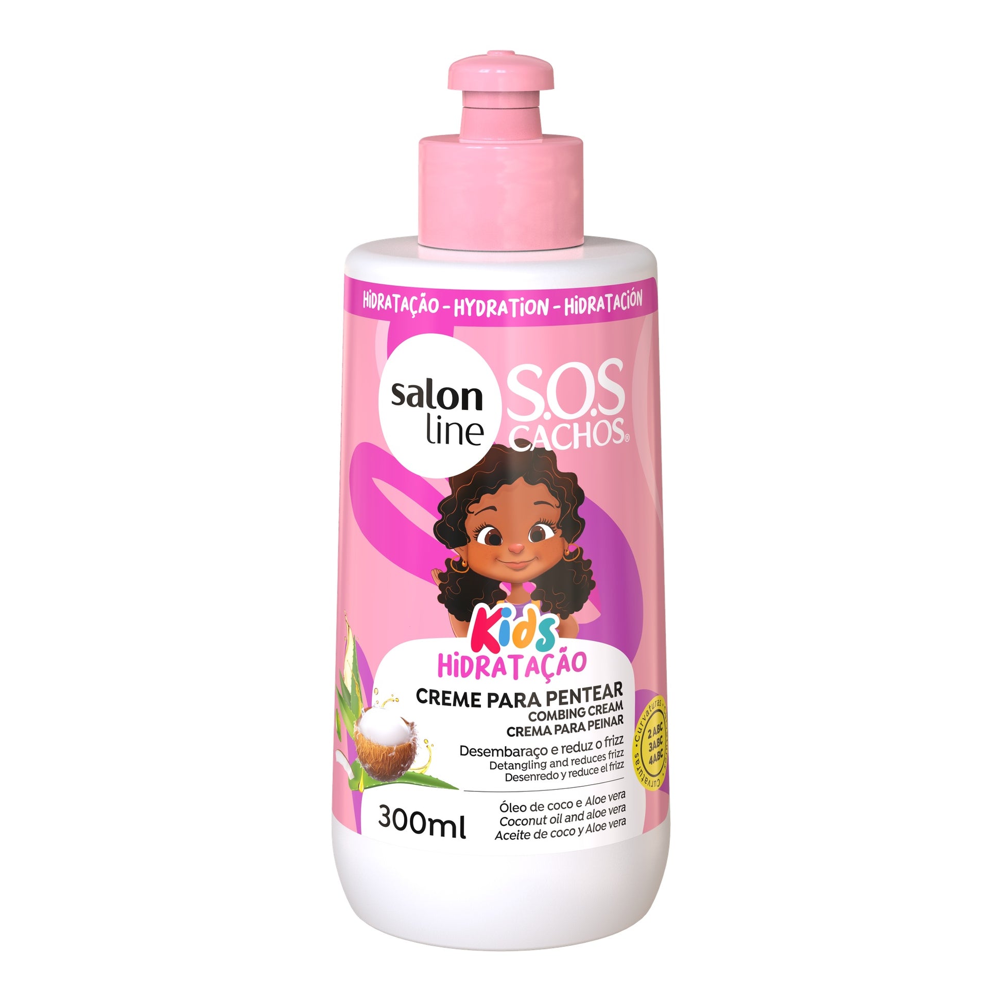 Salon Line Kids Creme Para Pentear 300ml — foto oficial da marca