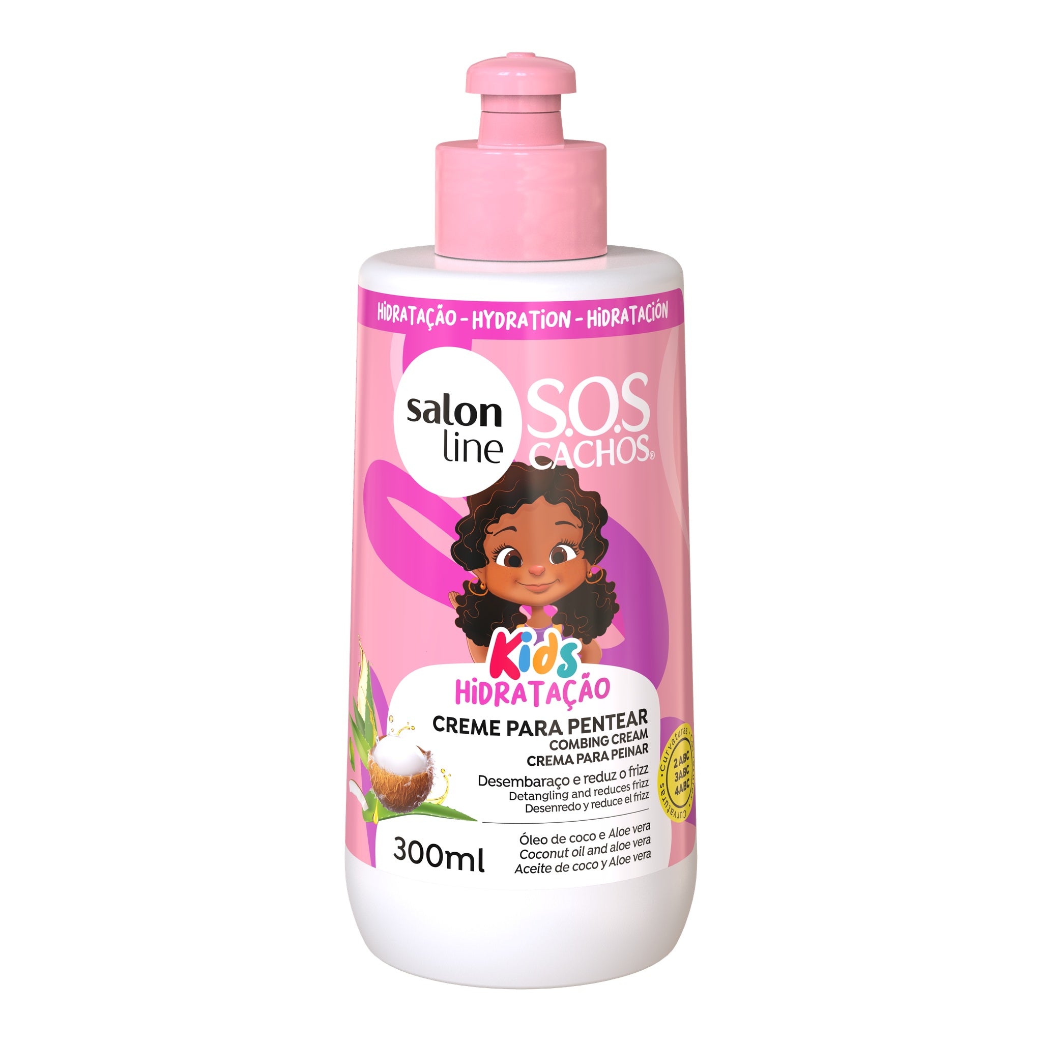 Salon Line Kids Creme Para Pentear 300ml — foto oficial da marca