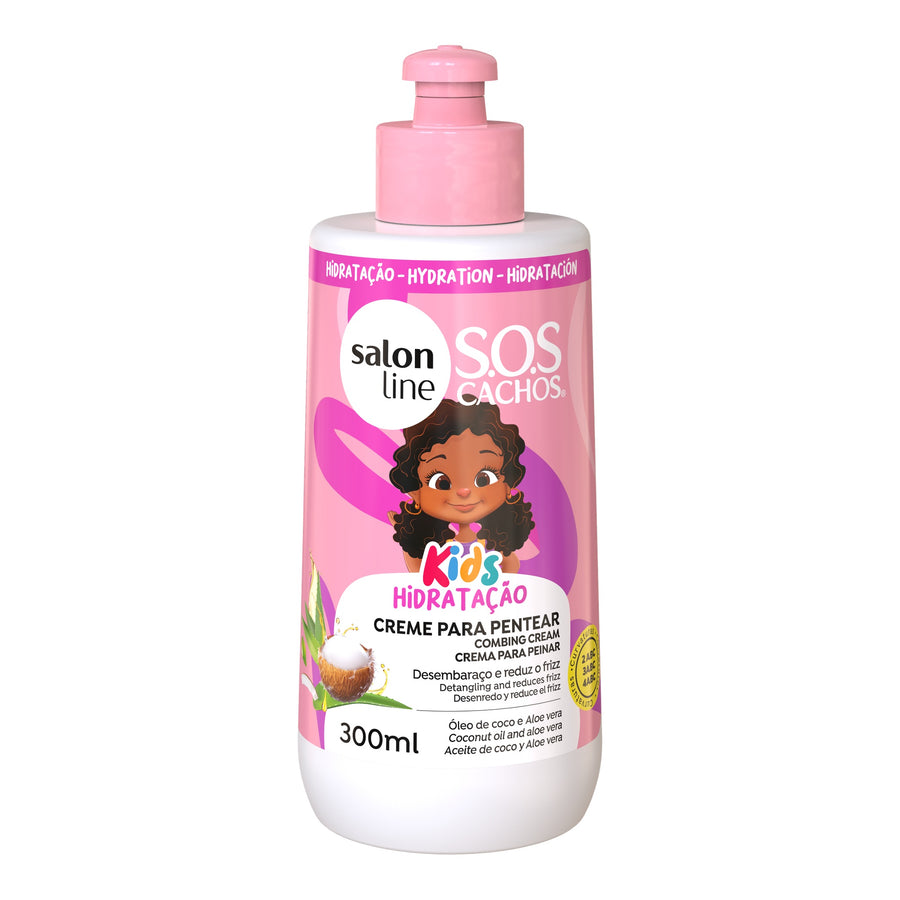 Salon Line Kids Creme Para Pentear 300ml — foto oficial da marca