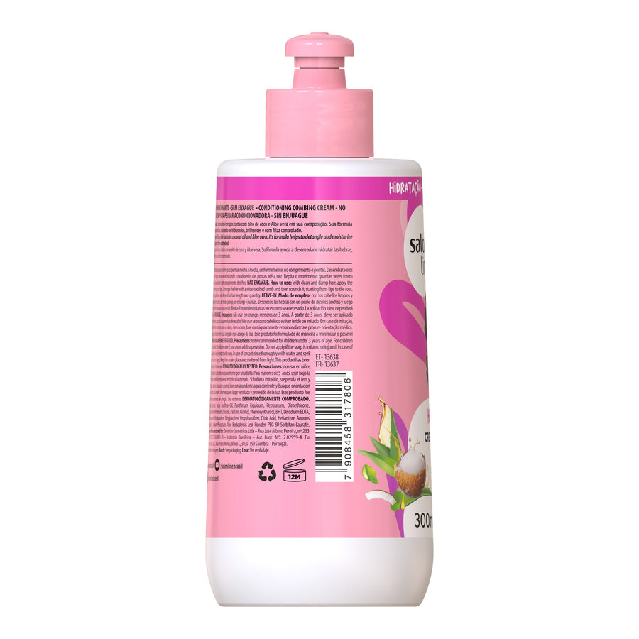 Salon Line Kids Creme Para Pentear 300ml — foto oficial da marca