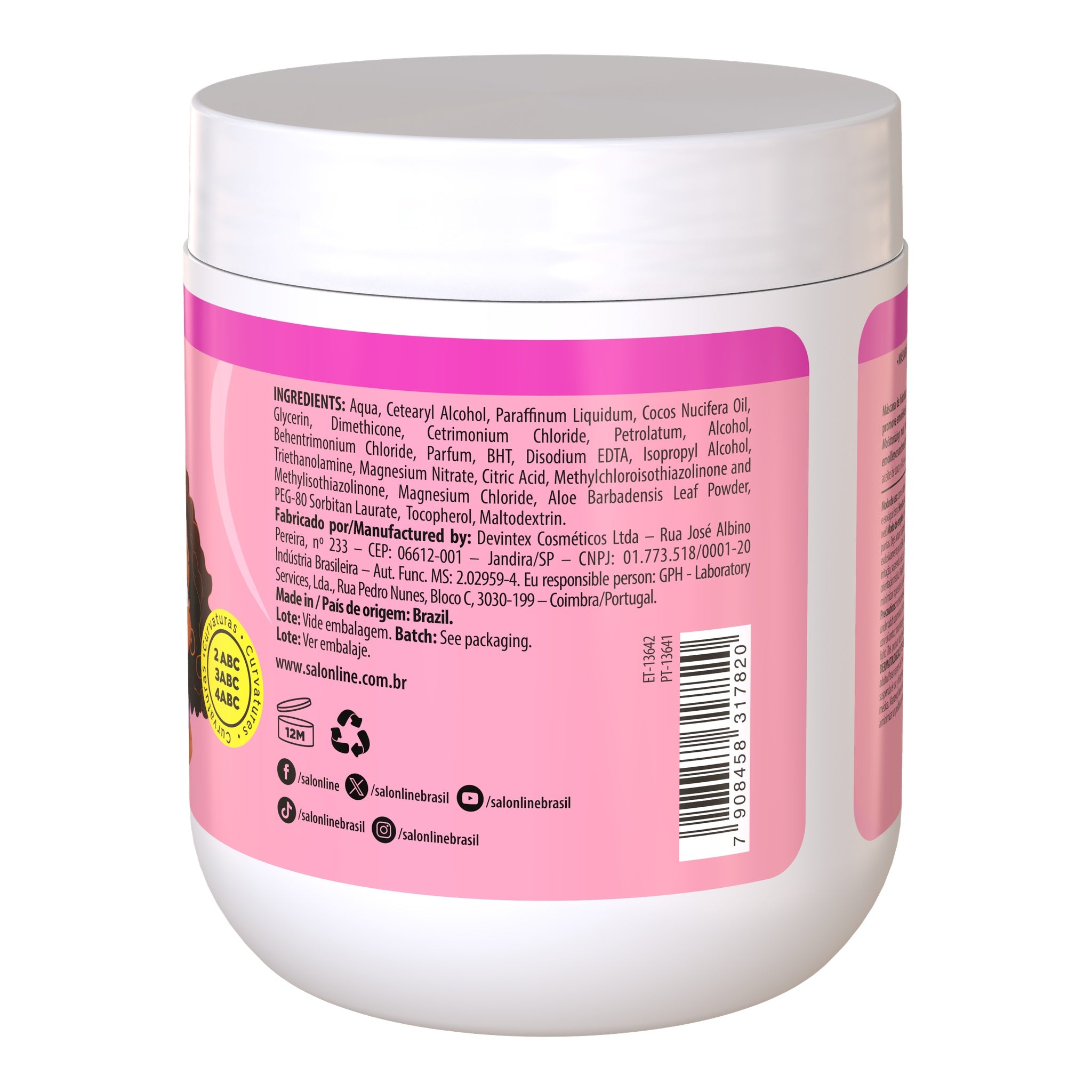 Salon Line Kids Máscara 500ml — foto oficial da marca