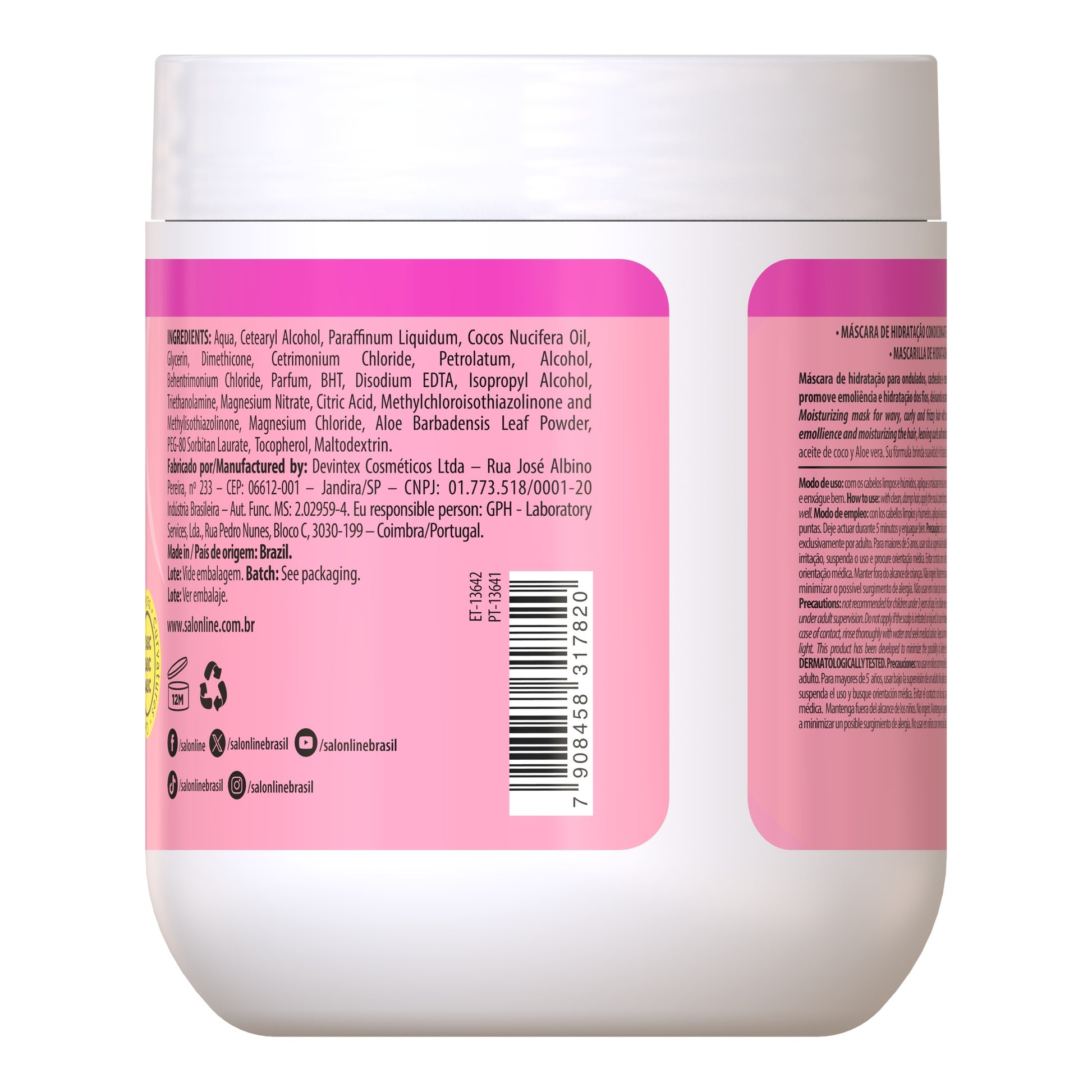 Salon Line Kids Máscara 500ml — foto oficial da marca