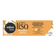 Salon Line Meu Liso Recarga De Queratina Vegetal 2x40g — foto oficial da marca