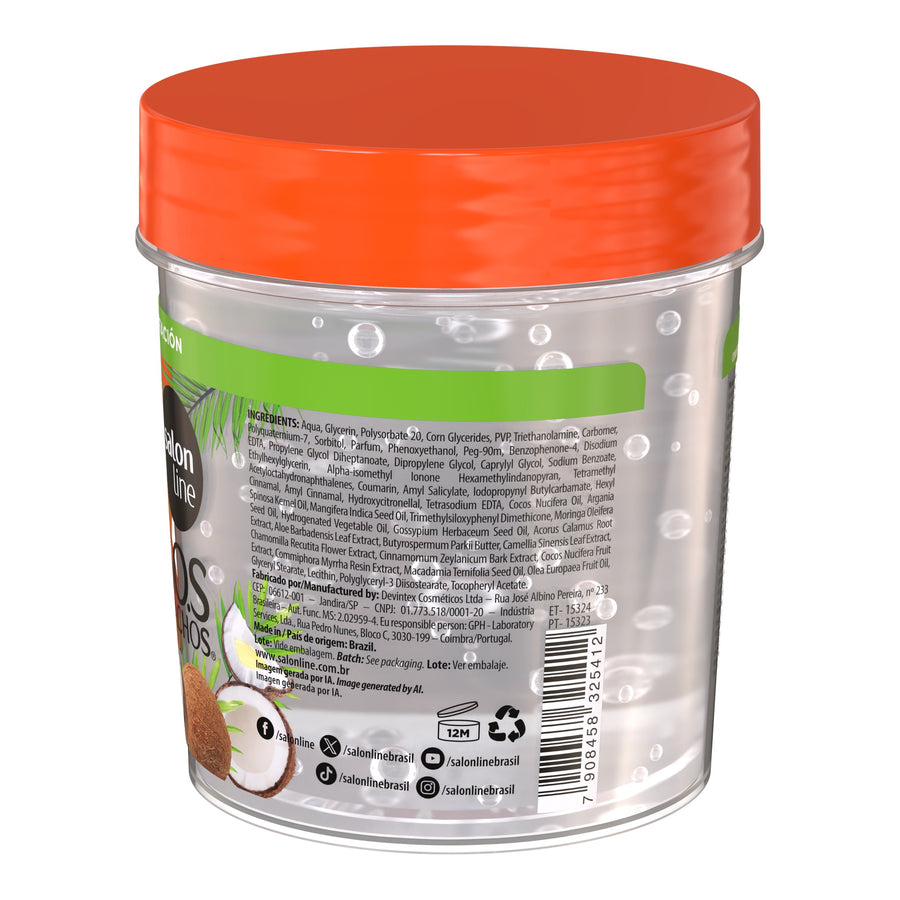Salon Line SOS Cachos Gelatina Óleo De Coco 400g — foto oficial da marca